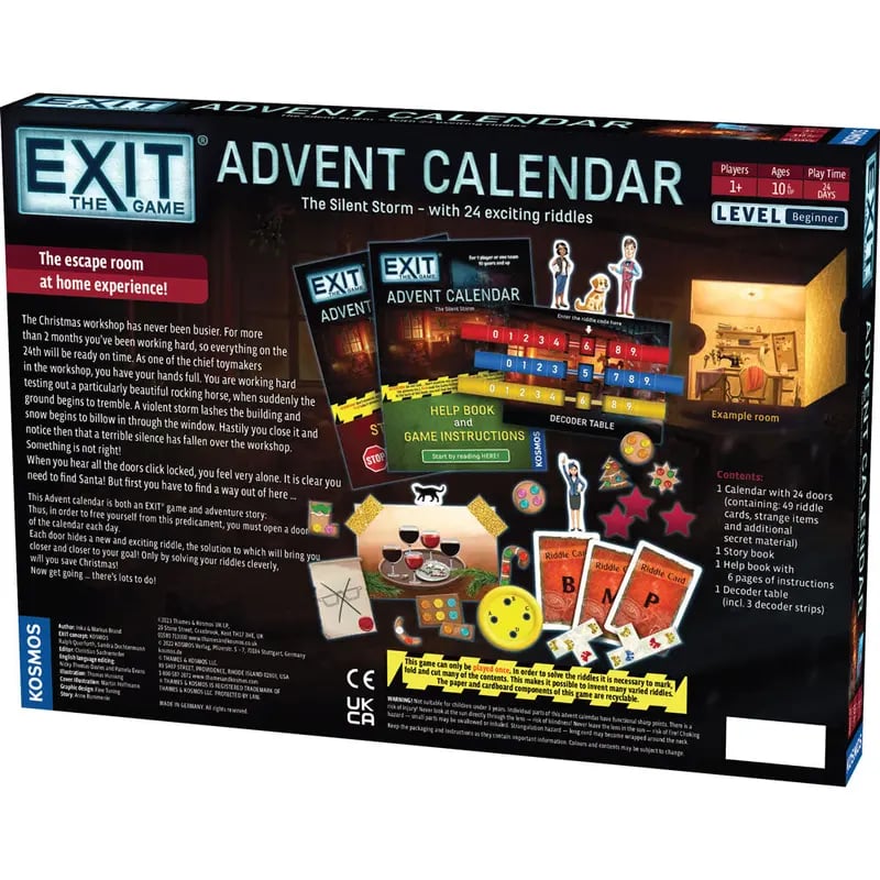 🔐🎄 Santa’s Secret Workshop™ – 24 Days of Christmas Mystery & Escape