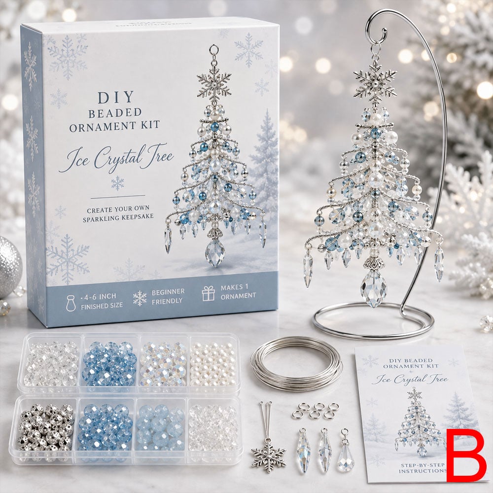 DIY Christmas beaded ornament