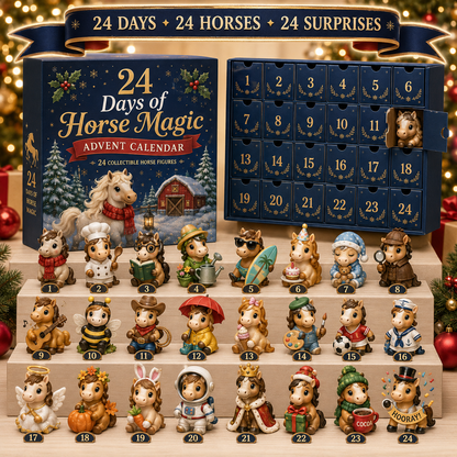 ⏰Limited Stock 50% OFF - 🎄 🐴2026 Horse Advent Calendar – 24 Days of Horse Magic