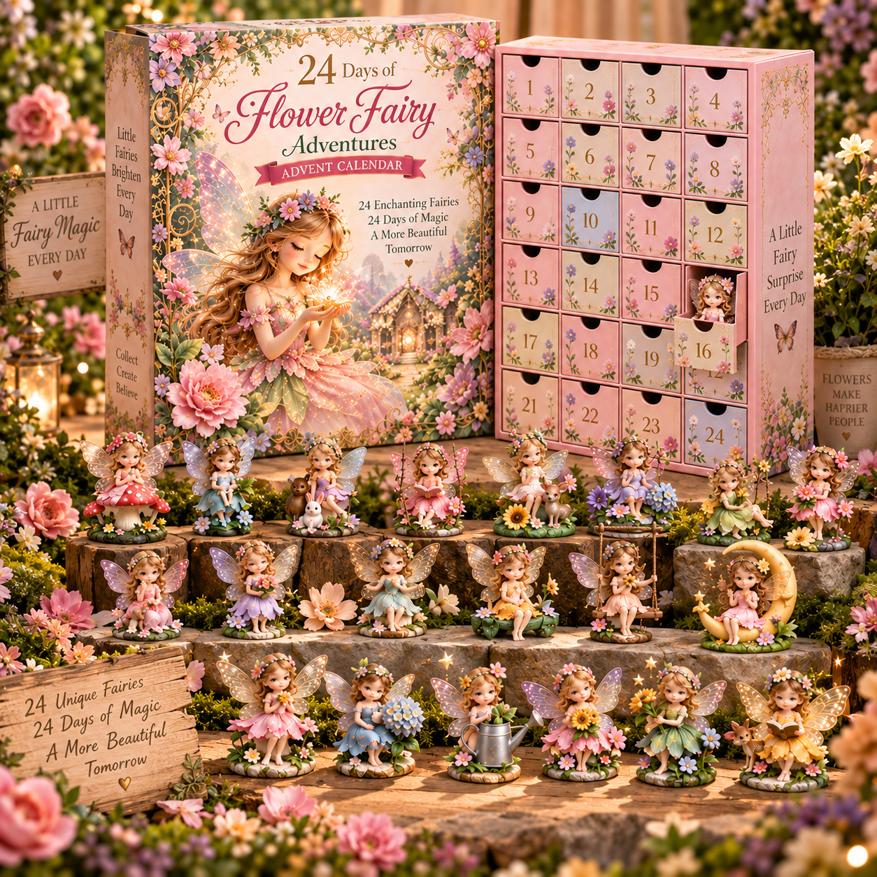 Opening Flower Fairy Advent Calendar