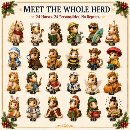 ⏰Limited Stock 50% OFF - 🎄 🐴2026 Horse Advent Calendar – 24 Days of Horse Magic