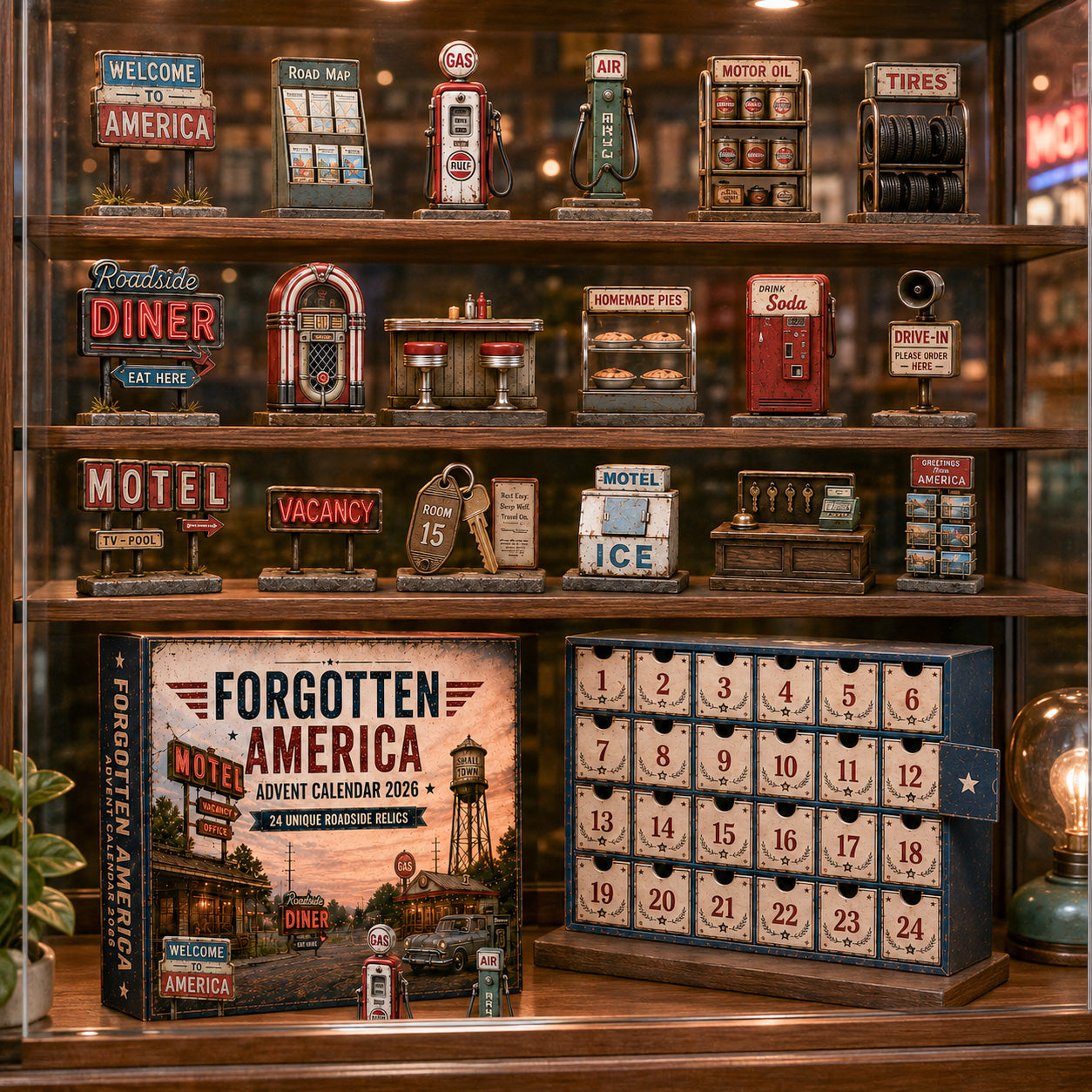 🇺🇸✨ Forgotten America Advent Calendar 2026 – 24 Days of Roadside Memories 🏨🍔⛽