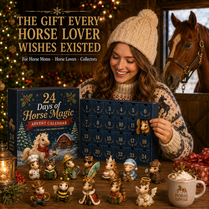 ⏰Limited Stock 50% OFF - 🎄 🐴2026 Horse Advent Calendar – 24 Days of Horse Magic