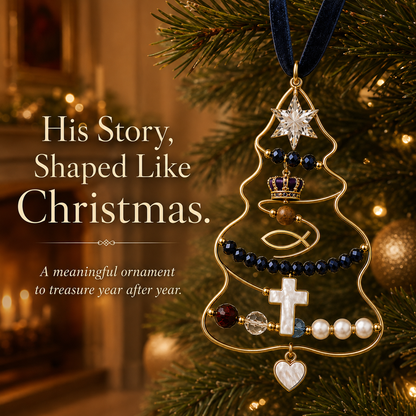 ✝️🎄The Story of Jesus Christmas Keepsake: Every Bead Tells His Story