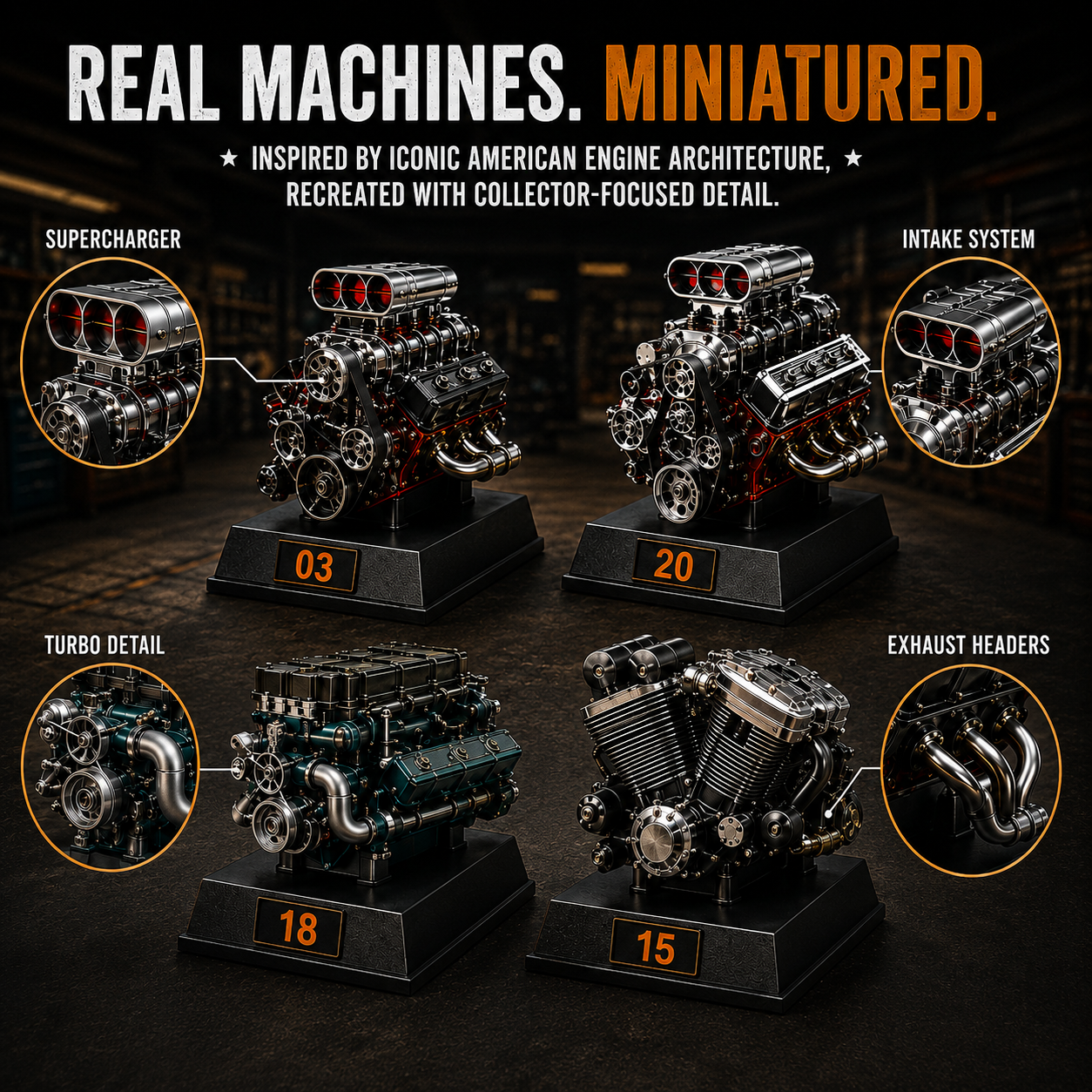 24 Days of Horsepower – American Engine Legends Advent Calendar