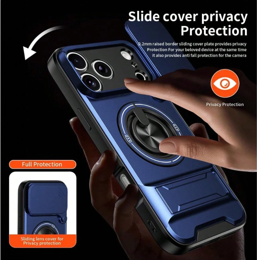 Magnetic Sliding Camera Protection Phone Case-Snap. Slide. Protect. 📱✨