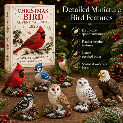 🐦🎄 Christmas Bird Advent Calendar 2026 – 24 Days of Feathered Joy 🎁✨