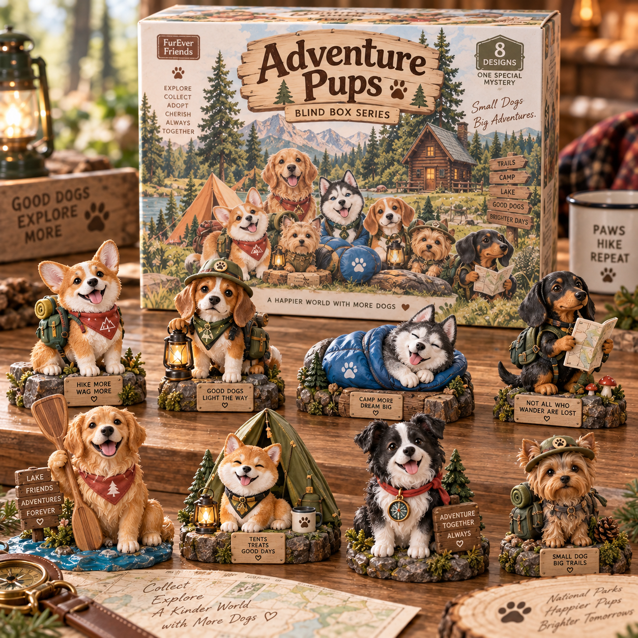 🐾 FurEver Friends™ 24 Days of Puppy Surprises Blind Box Collection | Adorable Dog Figurines