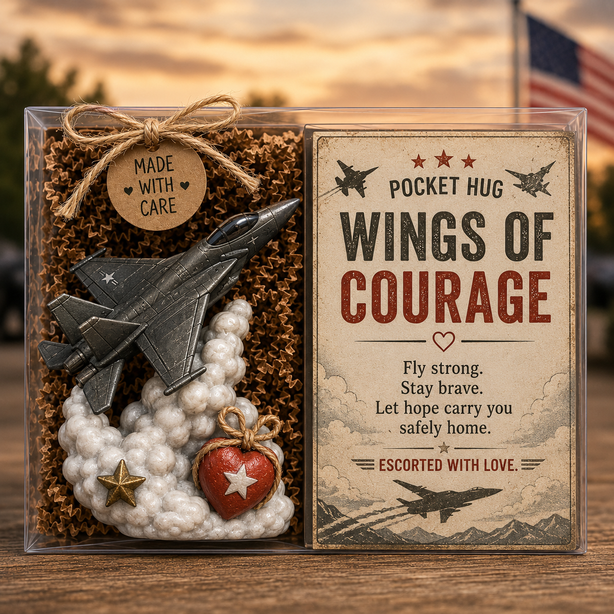 ❤️Military Pocket Hug Collection – A Little Piece of Home, Wherever They Go