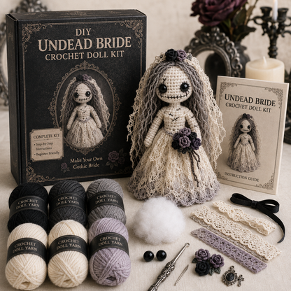 👑Midnight Macabre Crochet DIY Collection 🕯️- BUY 3 GET 1 FREE（4 PCS）