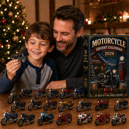 🏍️🎄 Motorcycle Advent Calendar 2026 – 24 Days of Two-Wheel Legends 🎁🔥