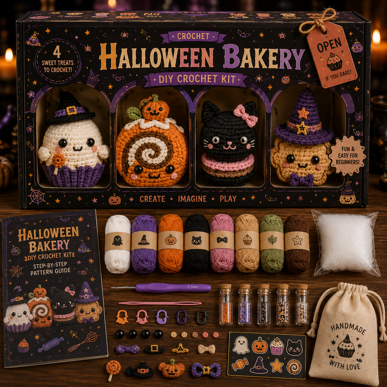 🧶✨ Spooky Stitch Adventures DIY Crochet Collection