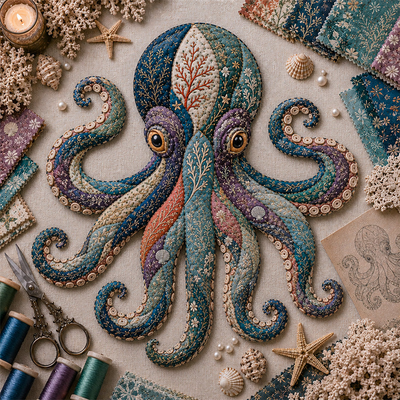 🌊 Ocean Friends DIY Patchwork Decoration Kit