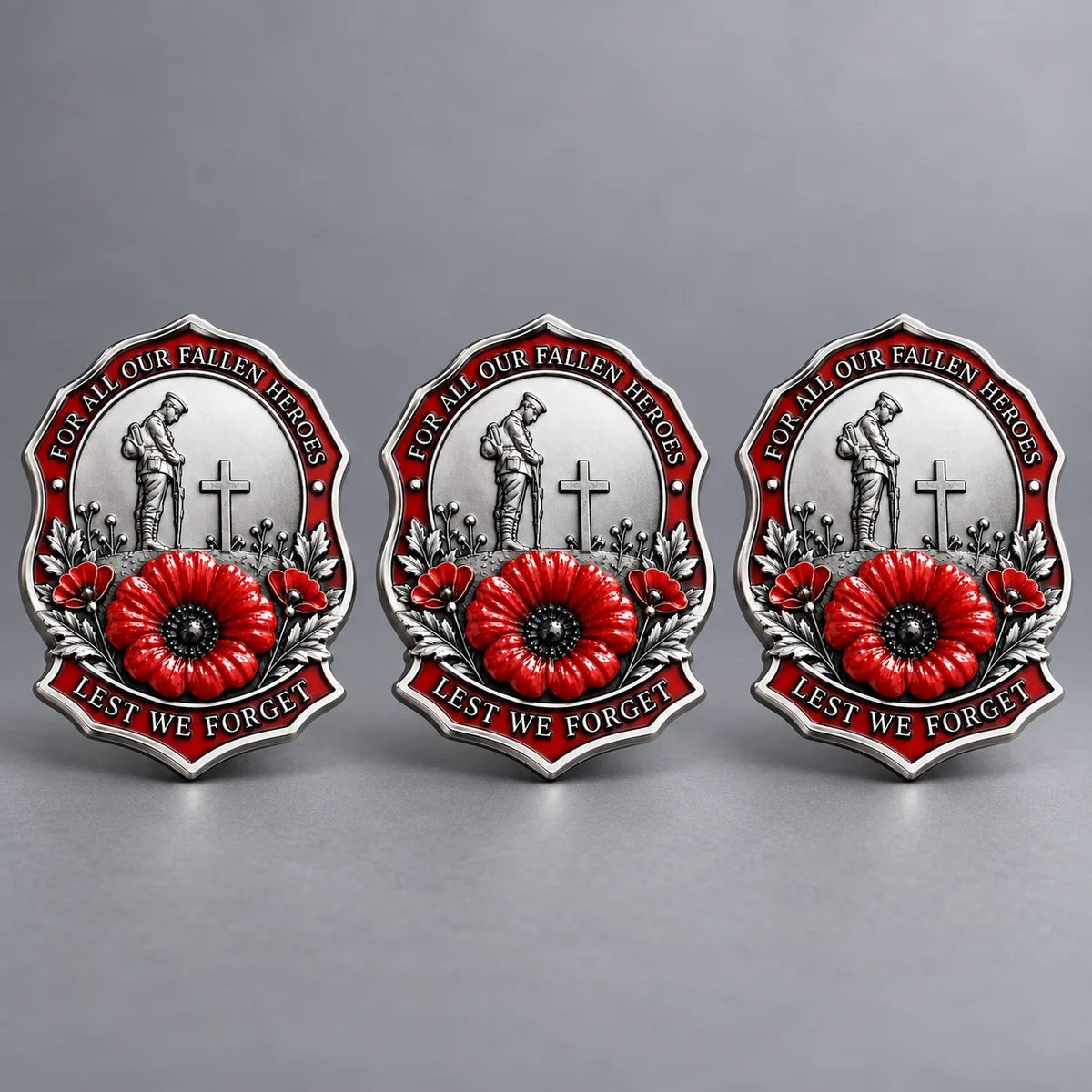 🌺Limited Edition Red P*ppy Remembrance Brooch – For All Our Fallen Heroes🎖️