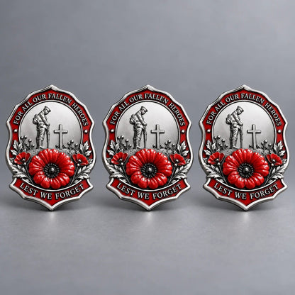 🌺Limited Edition Red P*ppy Remembrance Brooch – For All Our Fallen Heroes🎖️