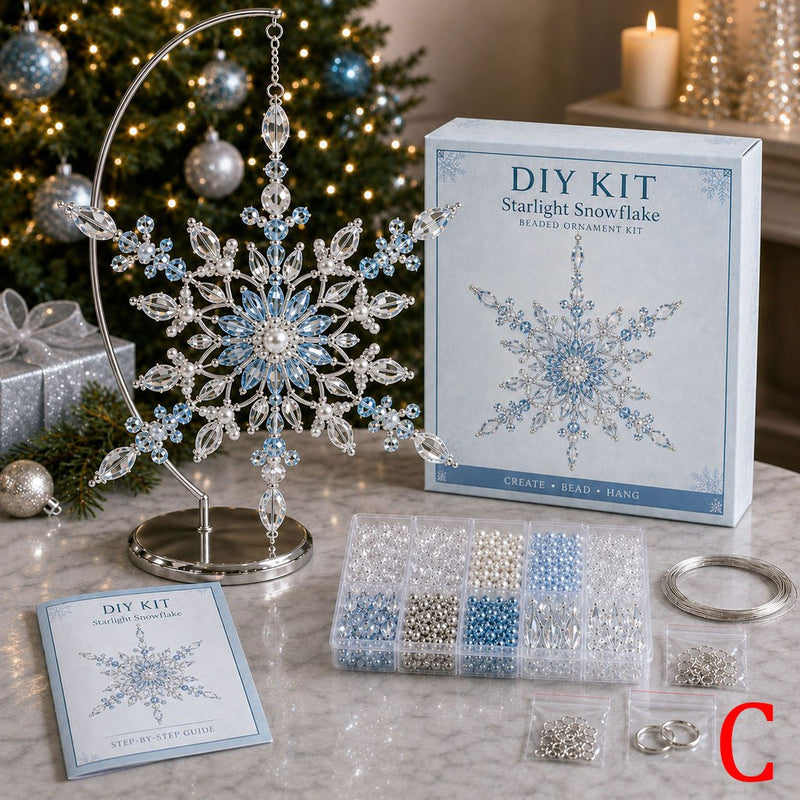 Beaded Snowflake DIY Kit Style