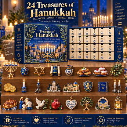24 Treasures of Hanukkah – Traditions, Symbols & Light Countdown Calendar
