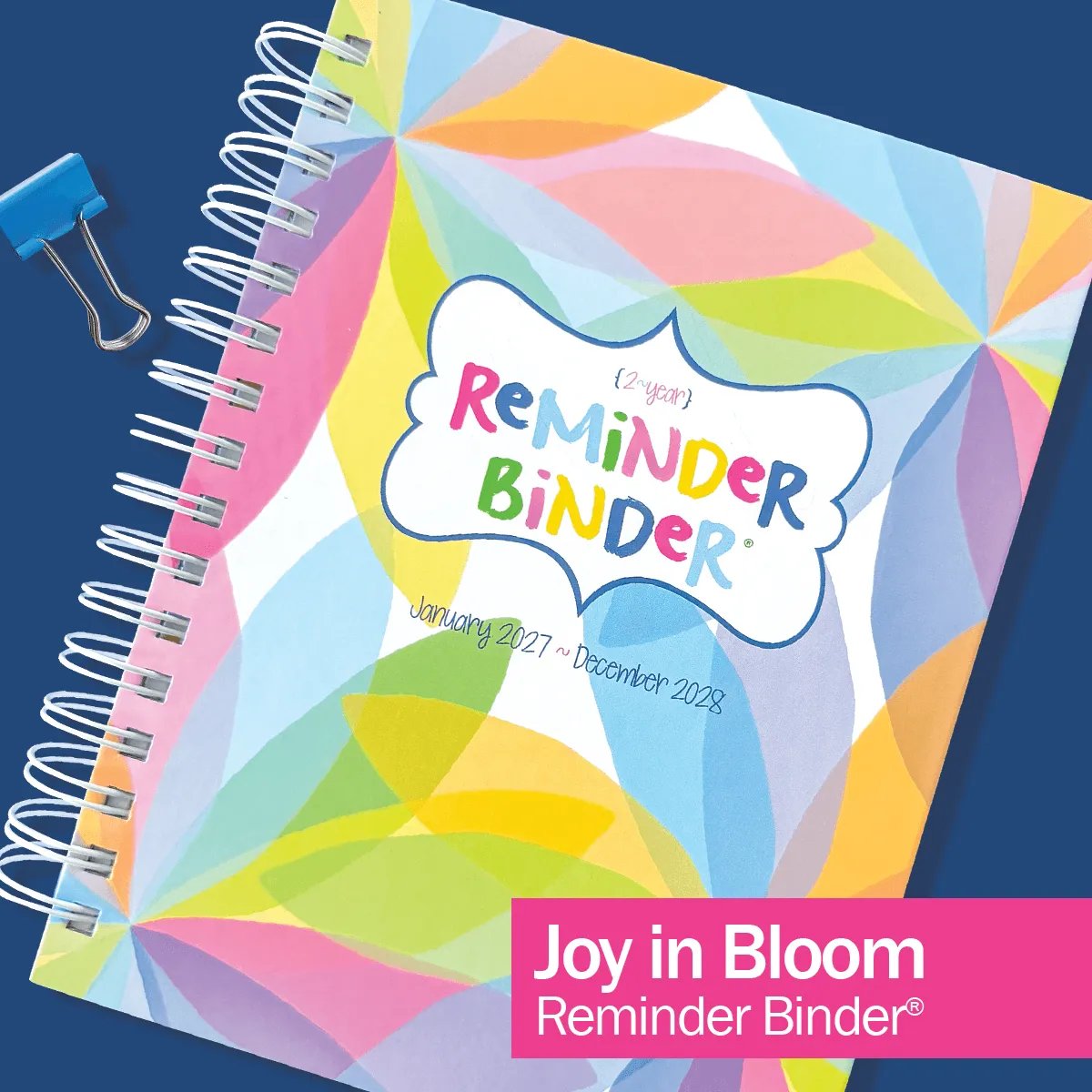⏰Limited Stock 50% OFF - 📅✨ 2027–2028 Reminder Binder® – 24-Month All-in-One Life Planner