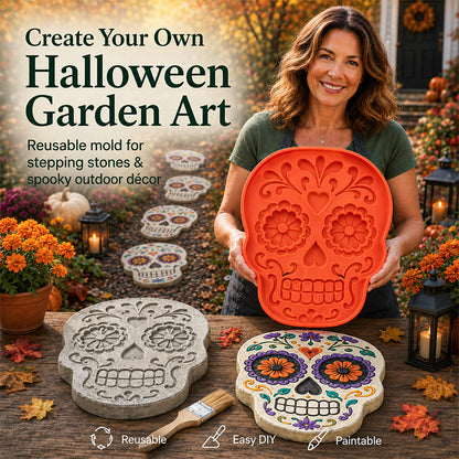 💥 LAST DAY 49% OFF - Reusable Halloween Garden Art Mold – Make Your Garden Truly One of a Kind