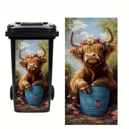 𝟒𝟗% 𝐎𝐅𝐅 𝐅𝐥𝐚𝐬𝐡 𝐒𝐚𝐥𝐞!:Creative Trash Can Sticker with Colourful Cartoon✨