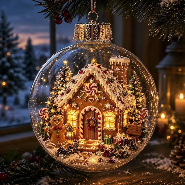🎄Glowing Christmas Diorama Ornament – Perfect Christmas Tree Decorations