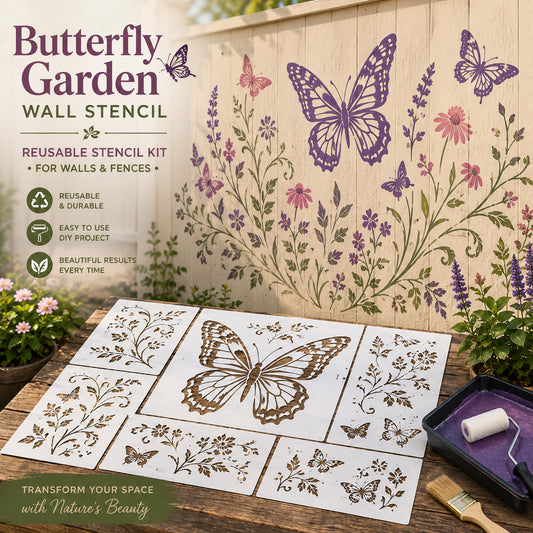 📦Limited Stock 49% OFF 🌿 Garden Wall Stencil™—Make your walls look lively and not monotonous🔥Buy 2 Get 1 FREE🎁Give your child a vivid home🏠