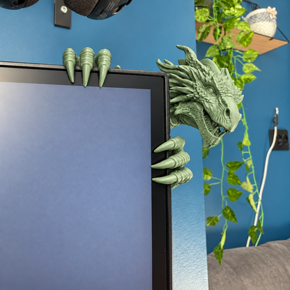 🐉 Legendary Dragon Screen Guardian – Fantasy Monitor Decor