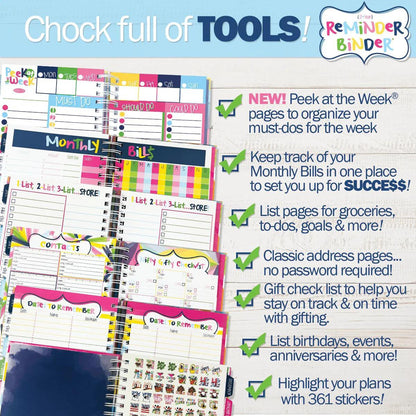 ⏰Limited Stock 50% OFF - 📅✨ 2027–2028 Reminder Binder® – 24-Month All-in-One Life Planner