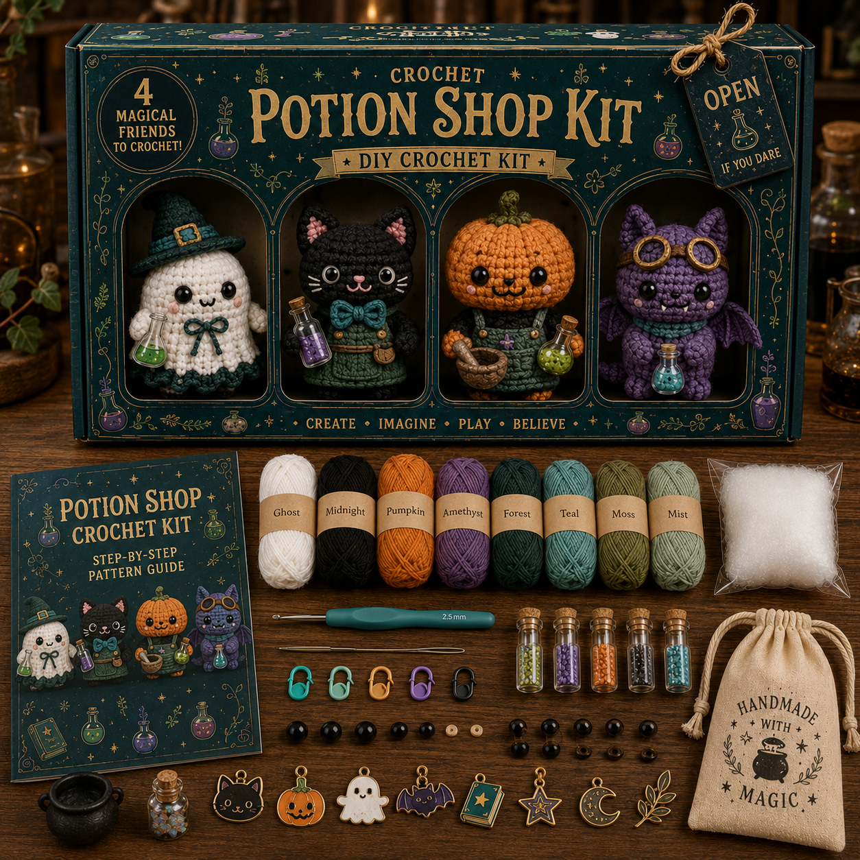 🧶✨ Spooky Stitch Adventures DIY Crochet Collection