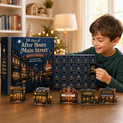 ⏰Limited Stock 50% OFF -🏘️✨ 2026 After Hours Main Street™ Advent Calendar – 24 Unique Shops, 24 Daily Surprises