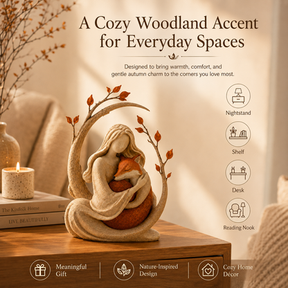🔥 49% OFF TODAY | 🌿 Woodland Guardian Figurine Collection 🦊🦌🦉