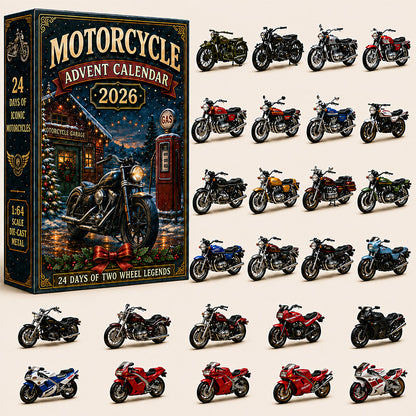 🏍️🎄 Motorcycle Advent Calendar 2026 – 24 Days of Two-Wheel Legends 🎁🔥