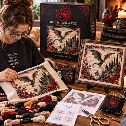 🐉 Dragonfire Prophecy™ DIY Embroidery Kit