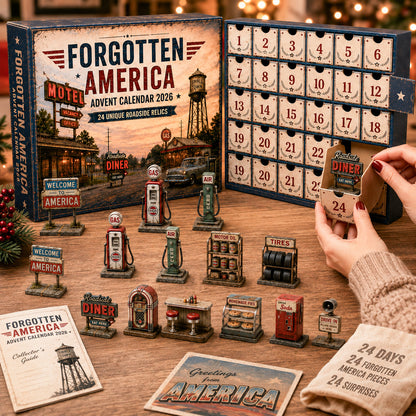🇺🇸✨ Forgotten America Advent Calendar 2026 – 24 Days of Roadside Memories 🏨🍔⛽