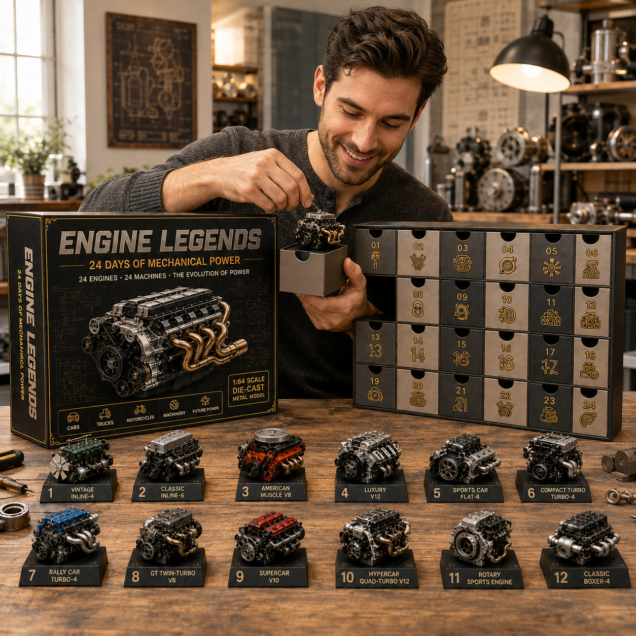 ⚙️ Engine Legends — 24 Days of Mechanical Power Advent Calendar