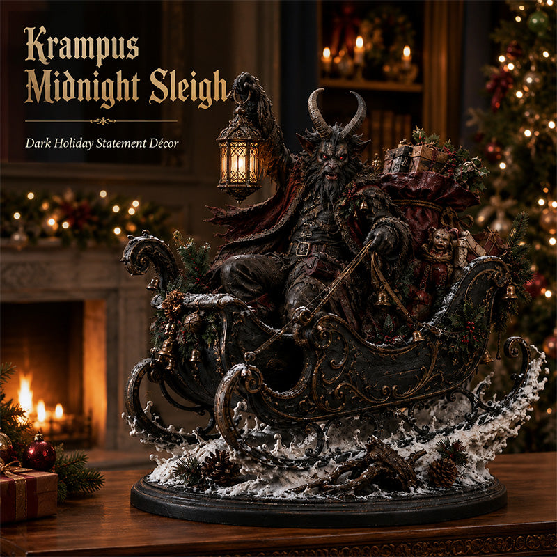 😈 Christmas Devil Krampus Statue