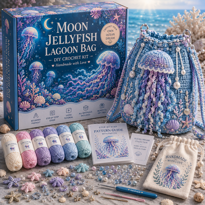 🧶 Whimsical Storybook Crochet Bags — 6-Style Fantasy DIY Crochet Bag Kit