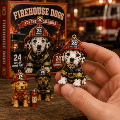 🔥🐾 24 Days of Brave Pups – Firehouse Dogs Advent Calendar 🚒🎄