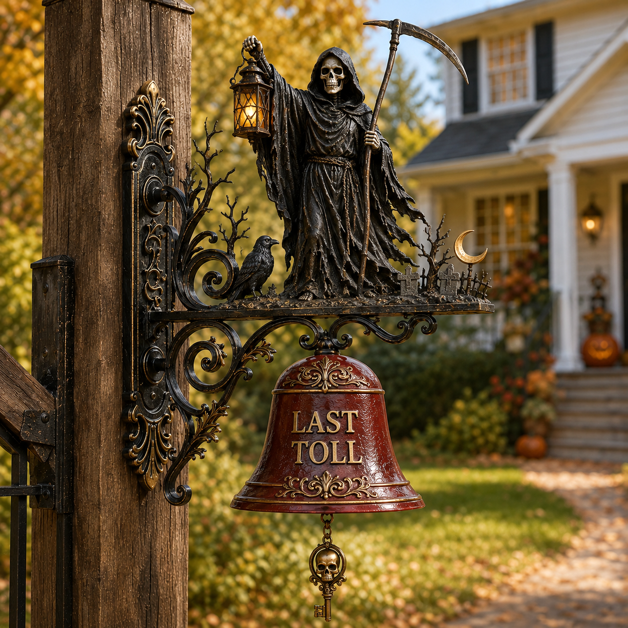 Last Toll Grim Reaper Halloween Bell