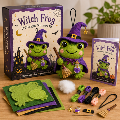 🎃🧵 Spooky Critters Halloween DIY Ornament Collection - BUY 3 GET 1 FREE（4 PCS）