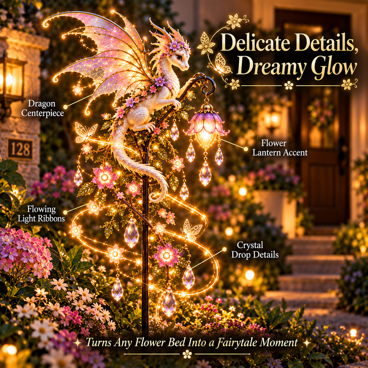🎁Last Day 49% OFF-✨ Enchanted Garden Glow™ – Solar Fantasy Stake Light