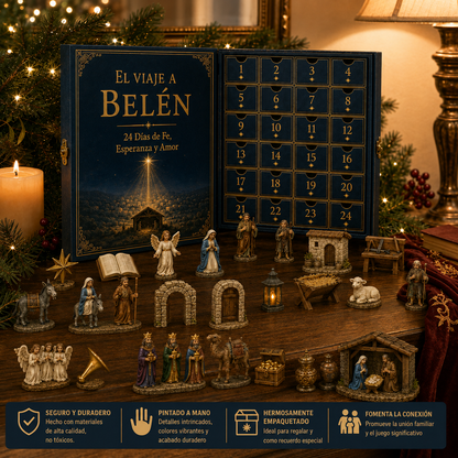 🎄 Camino a Belén 2026🔥 | Calendario de Adviento Cristiano de 24 Días