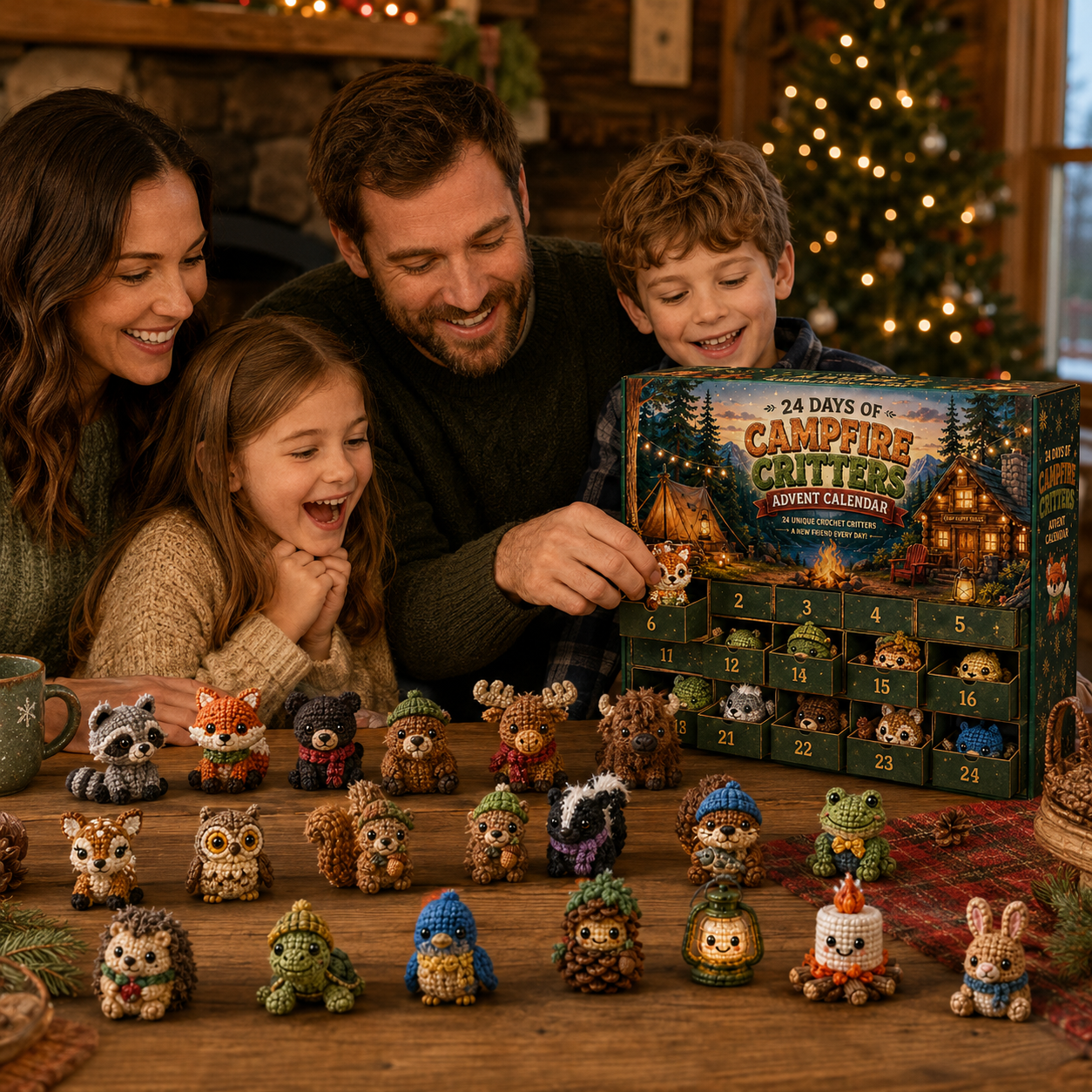 🔥 24 Days of Campfire Critters Advent Calendar 🦊🌲
