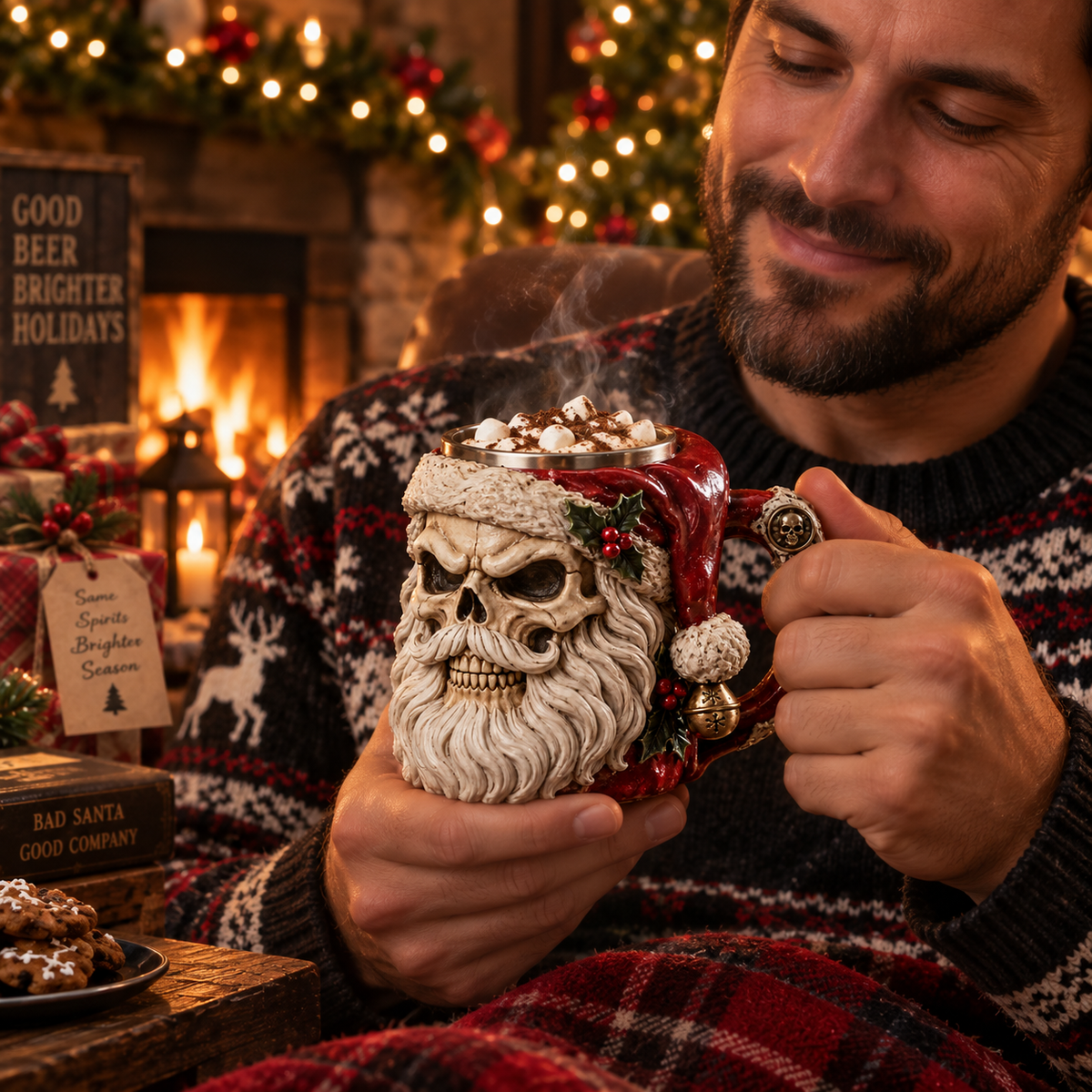 💀🎅 Dark Christmas Legends Mug Collection™