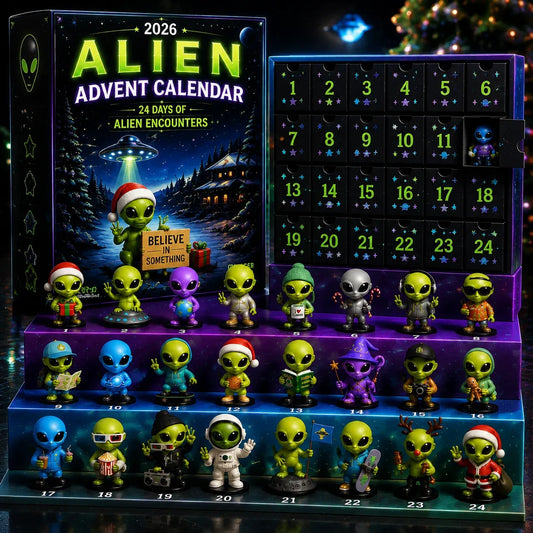 ⏳ Last Day 49% OFF – 👽 24 Days Of Alien Advent Calendar | 24 Unique No-Repeat Collectible Alien Characters for Space Lovers, Kids & Sci-Fi Fans 🚀