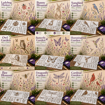 📦Limited Stock 49% OFF 🌿 Garden Wall Stencil™—Make your walls look lively and not monotonous🔥Buy 2 Get 1 FREE🎁Give your child a vivid home🏠