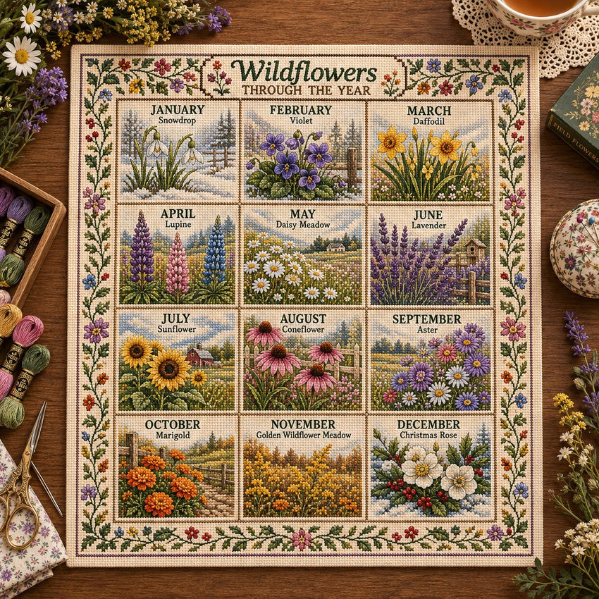 🌸 Wildflowers Through the Year