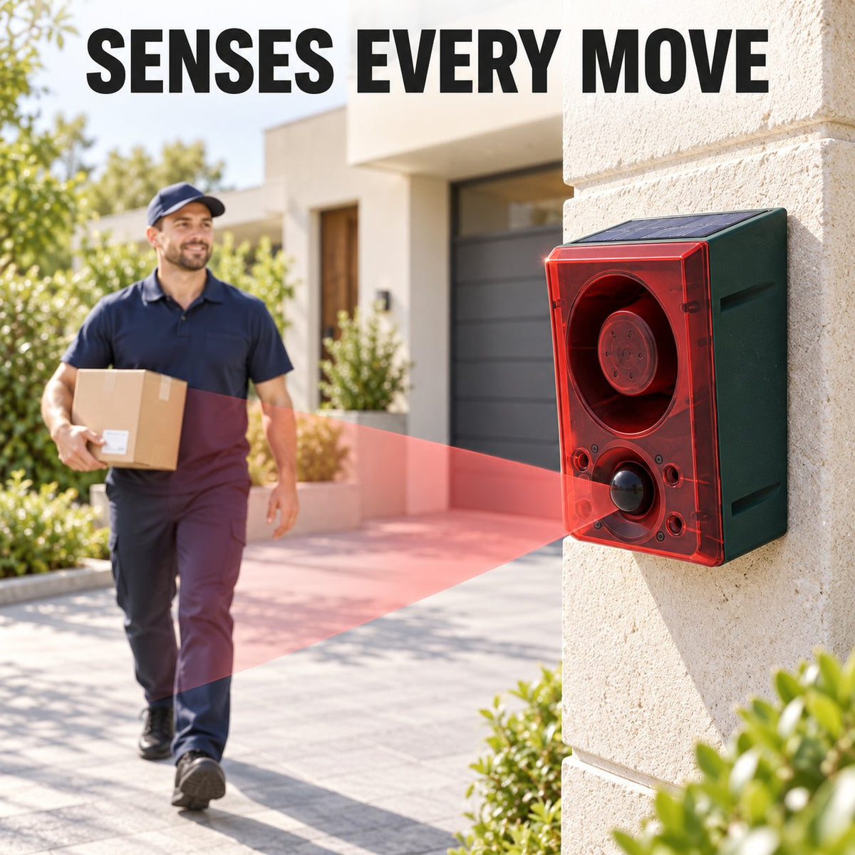 ⏰LAST DAY 50% OFF -☀️Outdoor Solar Motion Sensor Alarm