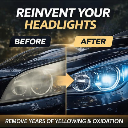 🚘Automotive Headlamp Restoration Fluid Kit
