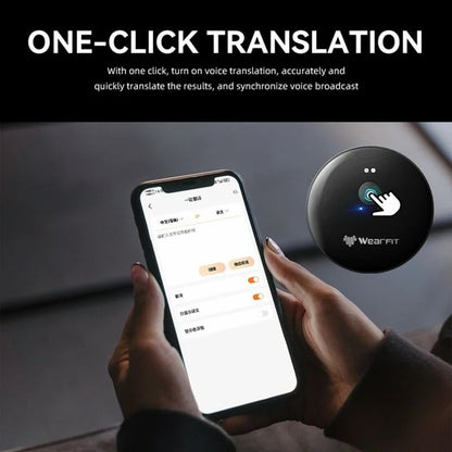 🌍 AI Real-Time Translator & Language Tutor: Smart Wearable Device for Spanish & English Practice – Supports 165+ Languages with Instant Feedback